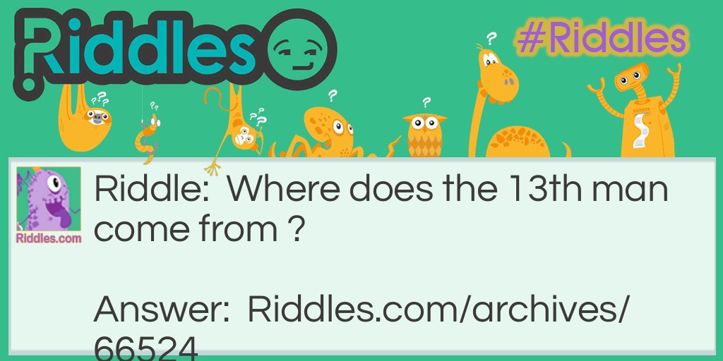 Where does the extra man come from ? Riddle Meme.