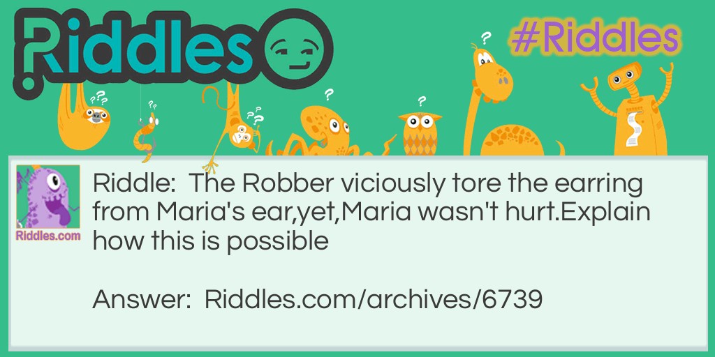 Robbers Riddle Meme.