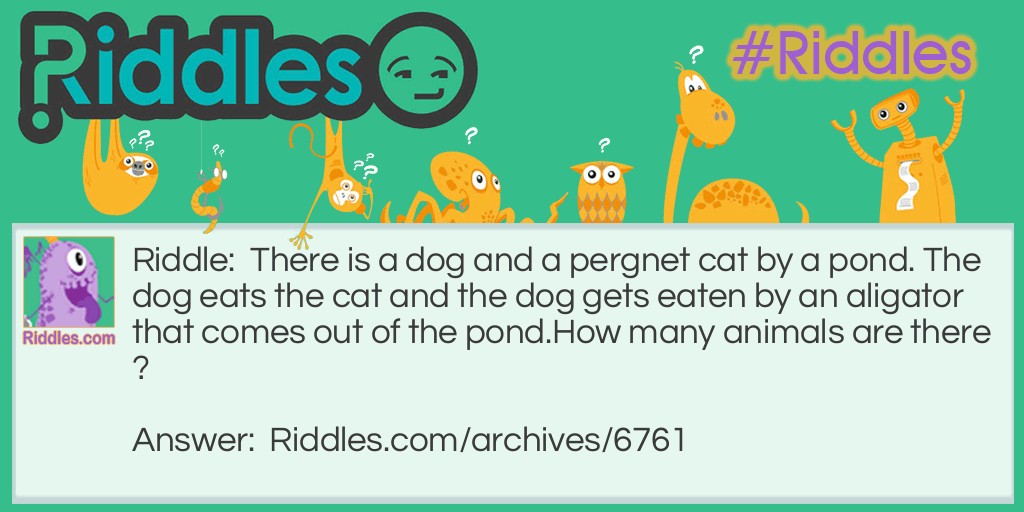 So many animals! Riddle Meme.