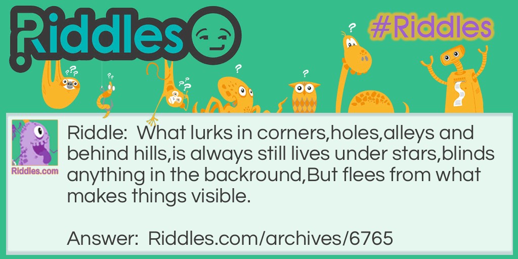 Lurks Riddle Meme.