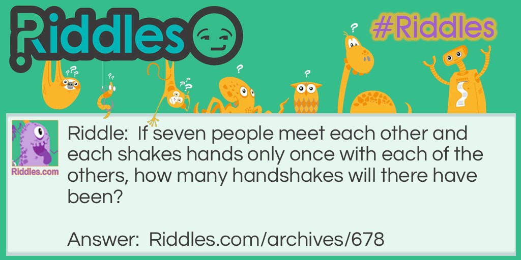 Handshaking Riddle Meme.