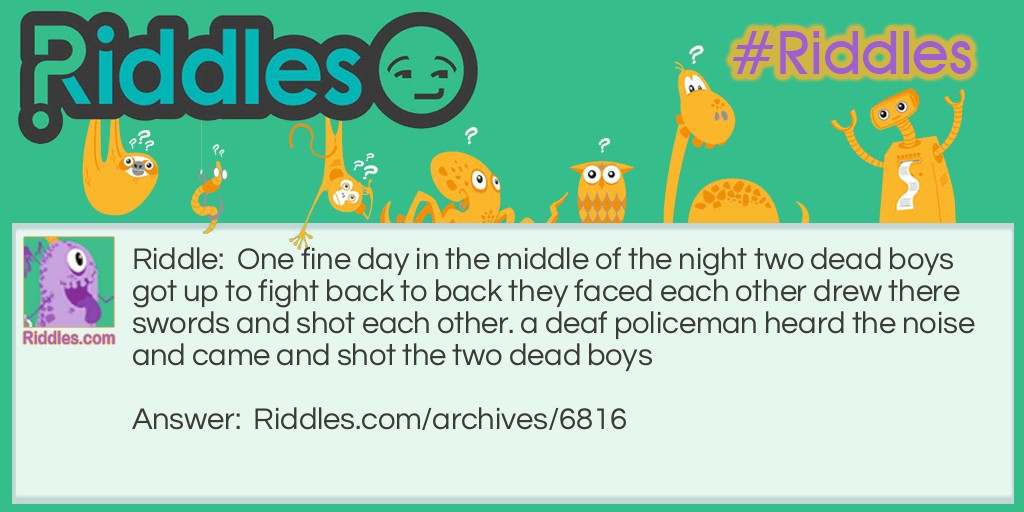 THE CONFUSING NON-RIDDLE RIDDLE Riddle Meme.