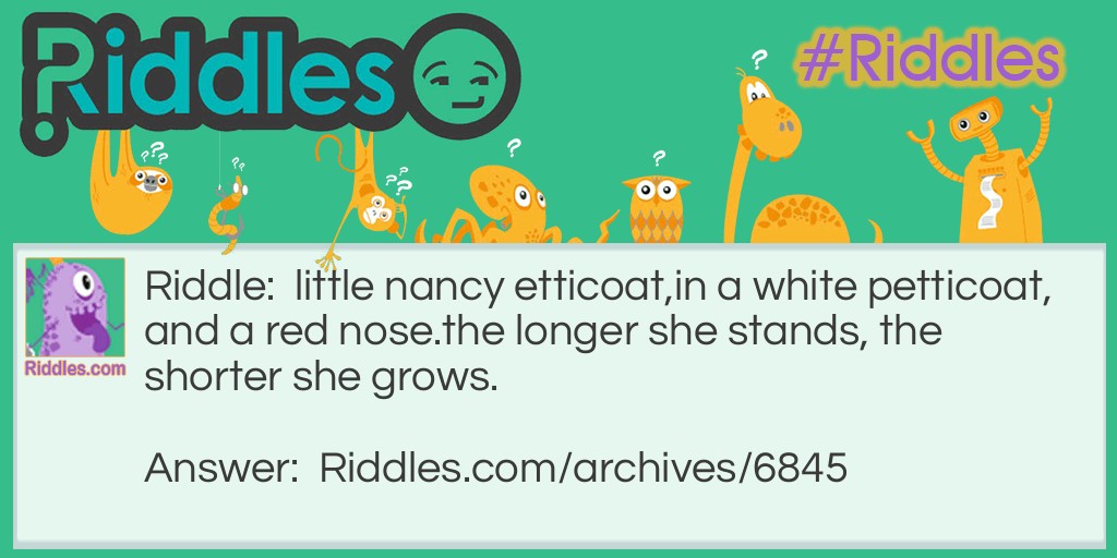 little nancy etticoat Riddle Meme.