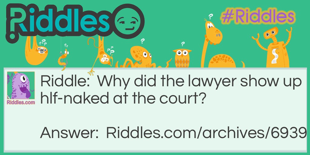 Lawyer Riddle Meme.