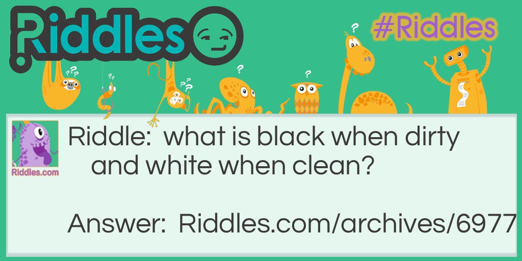 clean or not? Riddle Meme.