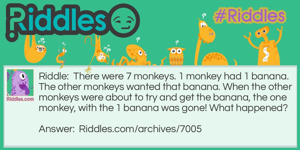 Monkeys Riddle Meme.