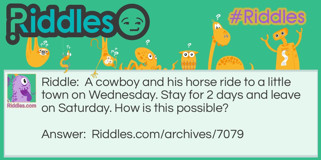 Cowboy Riddle Meme.