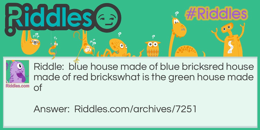 houses Riddle Meme.