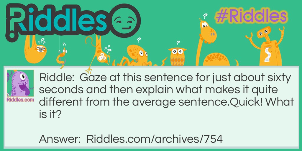 Full Sentence Riddle Meme.