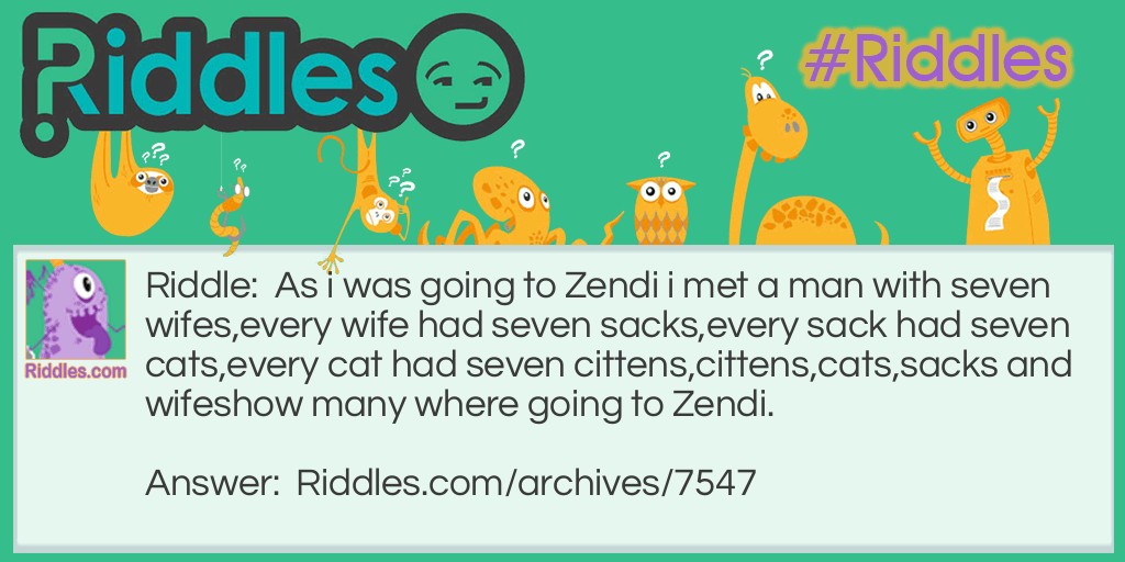 Zendi Riddle Meme.