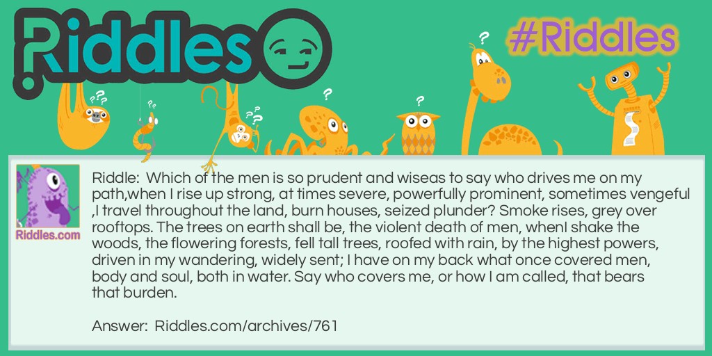 Severely Vengeful Riddle Meme.