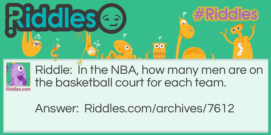 nba Riddle Meme.