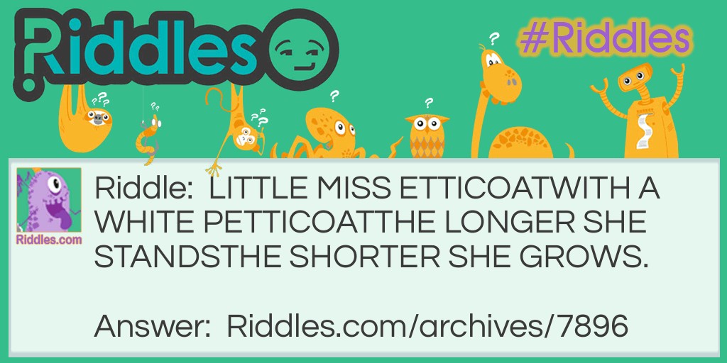 LITTLE MISS ETTICOAT Riddle Meme.