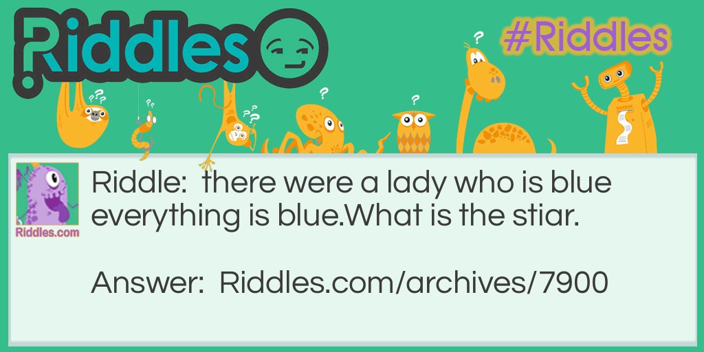 blue Riddle Meme.