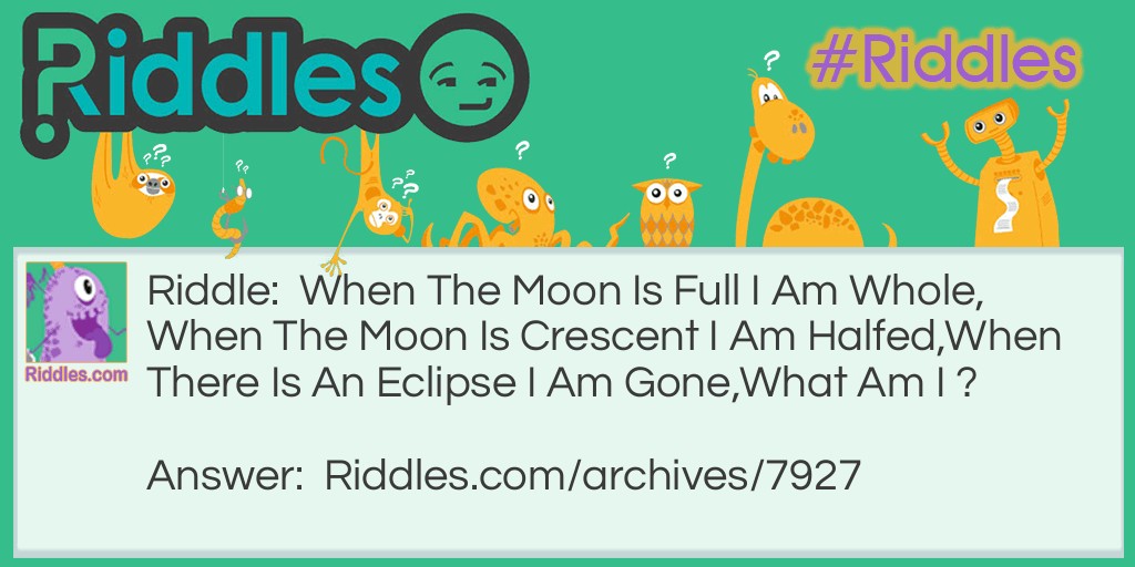 Moon Riddle Meme.