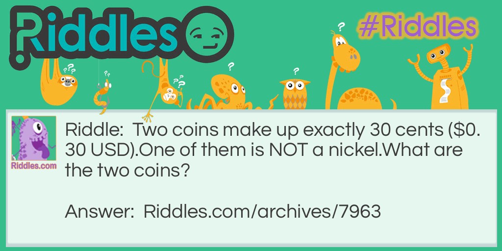 Two Coins Riddle Meme.