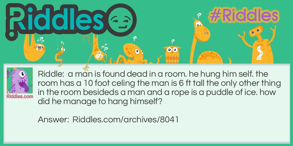 dead man? Riddle Meme.