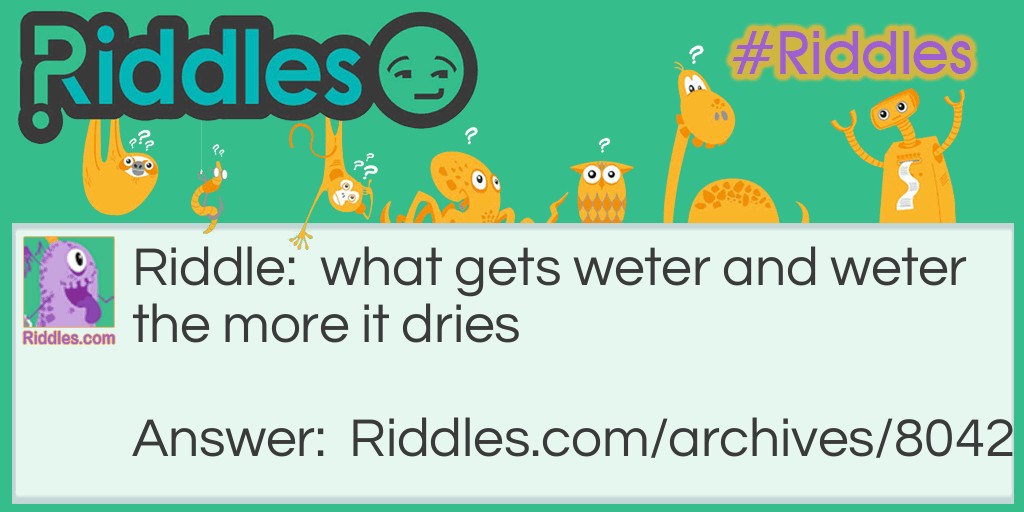 wet Riddle Meme.