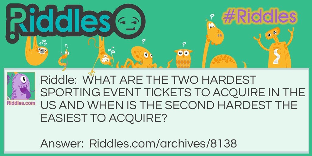 Tickets Riddle Meme.