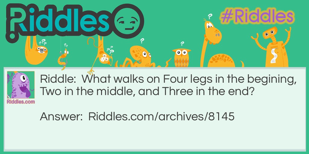 Legs Riddle Meme.