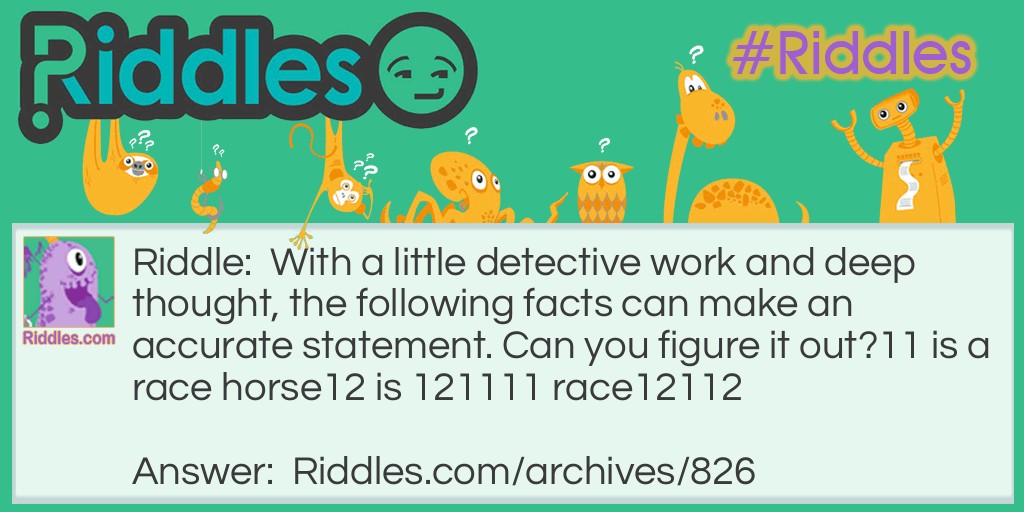 Detective Work Riddle Meme.