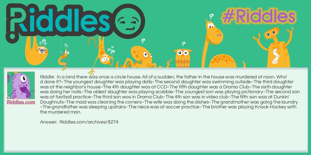 House Murder Riddle Meme.