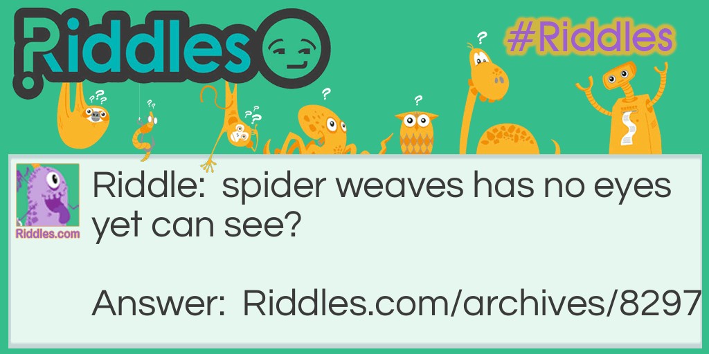 Spider Riddle Meme.