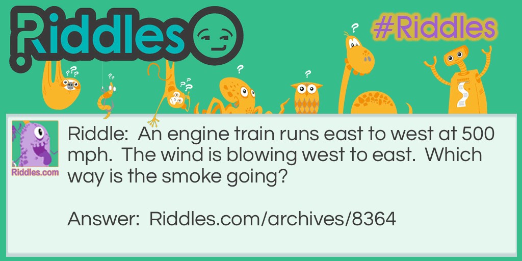 Engine Train Riddle Meme.