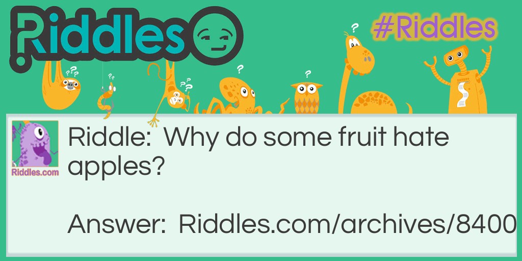 Fruit Riddle Meme.