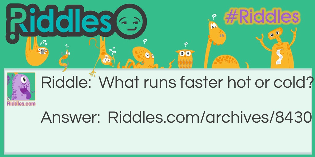 What runs faster???? Riddle Meme.
