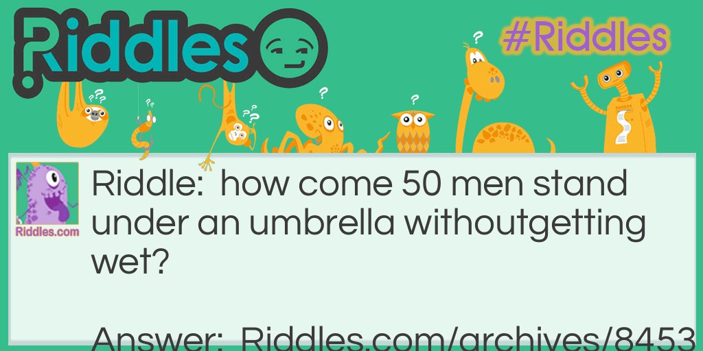 rain Riddle Meme.