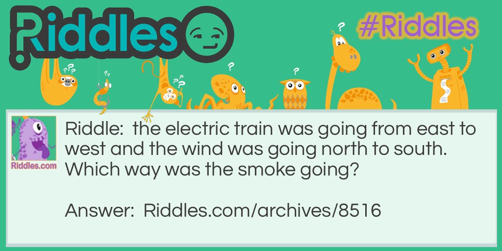 train Riddle Meme.