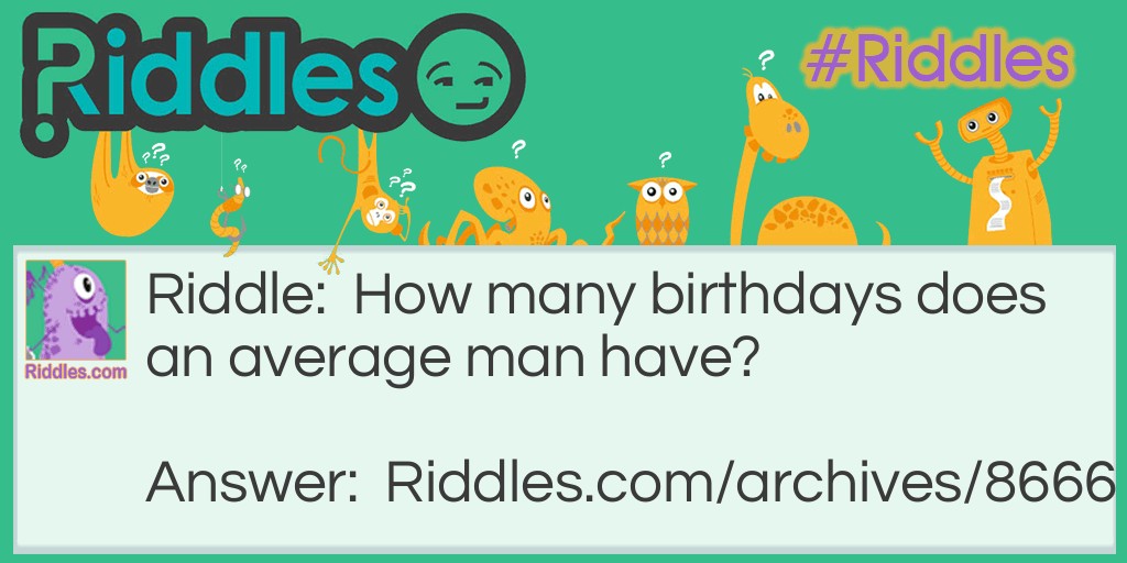 Human and the age Riddle Meme.