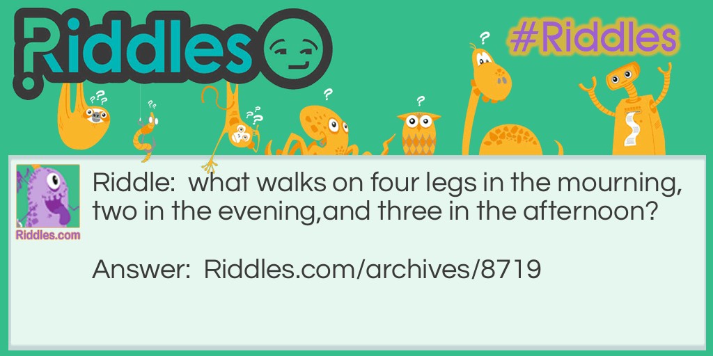 legs Riddle Meme.