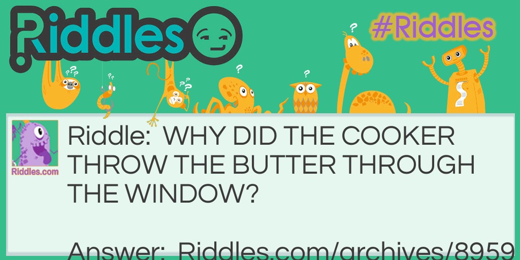 THE COOKER Riddle Meme.