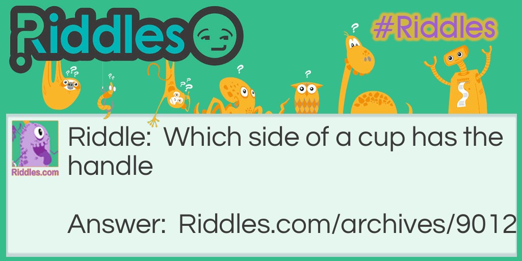 cups Riddle Meme.