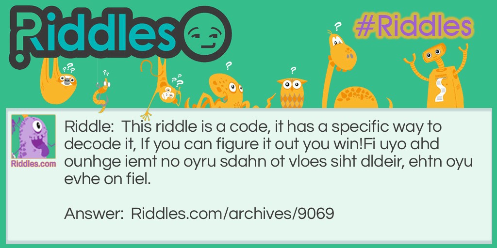 can you figure this out? Riddle Meme.