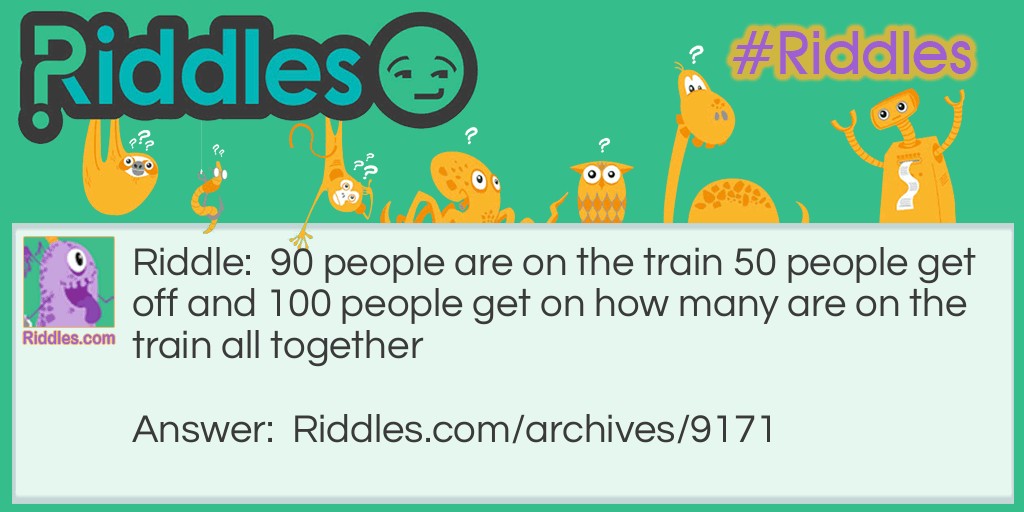 the train Riddle Meme.