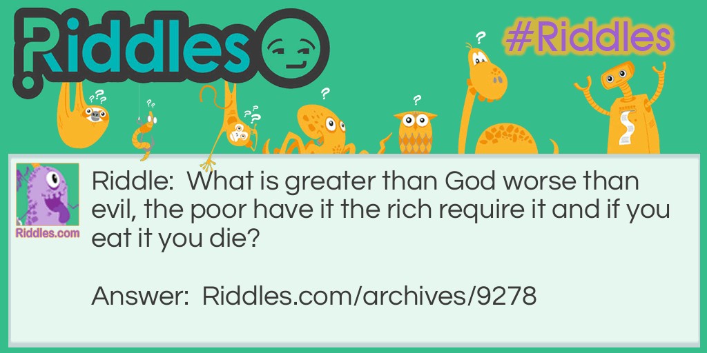 GOD! Riddle Meme.