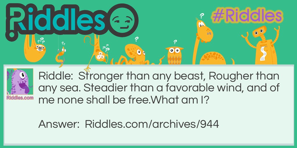 Steady and Strong Riddle Meme.