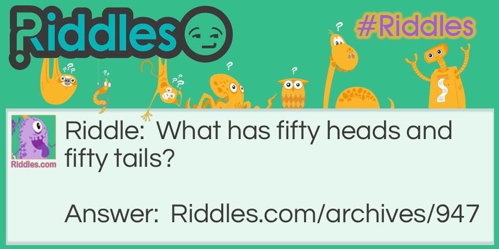 Heads and Tails Riddle Meme.
