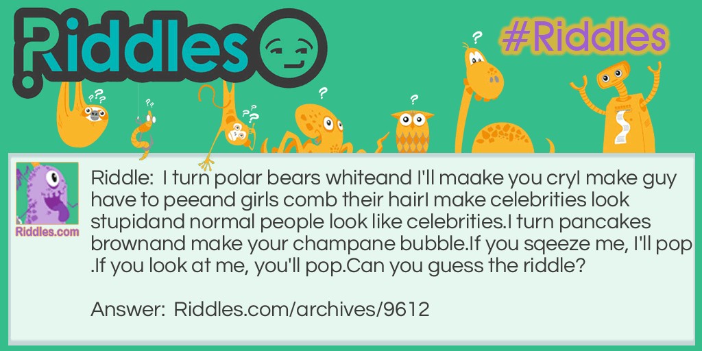 the simplest thing Riddle Meme.