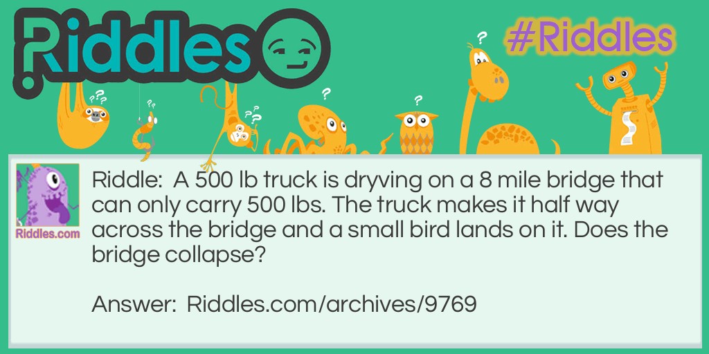 The Truck Riddle Meme.