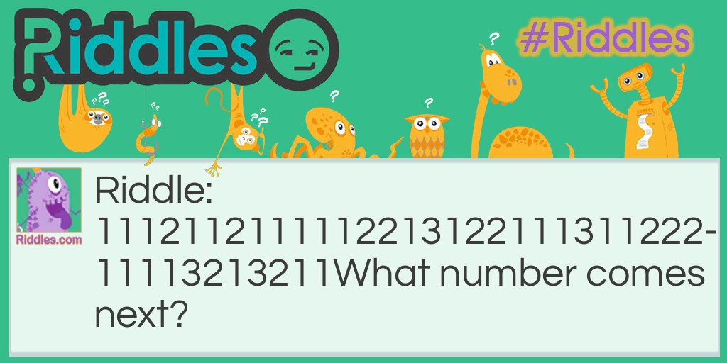 Numbers Riddle Meme.