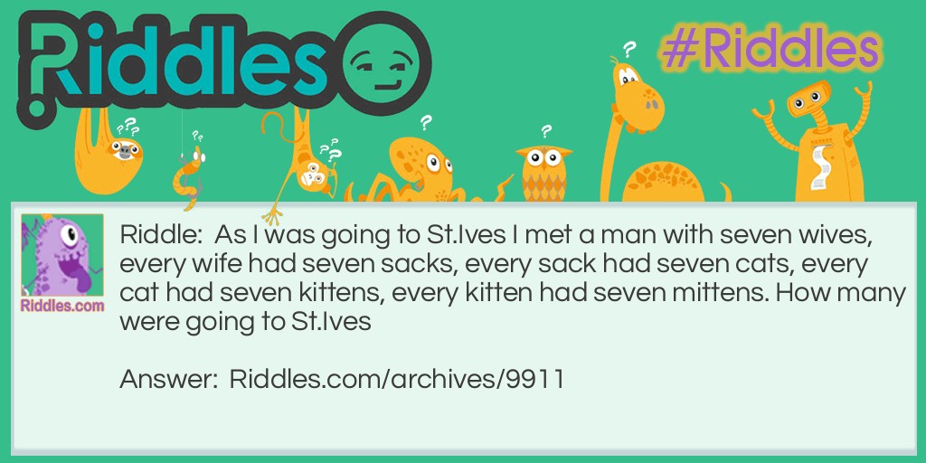 StIves Riddle Meme.