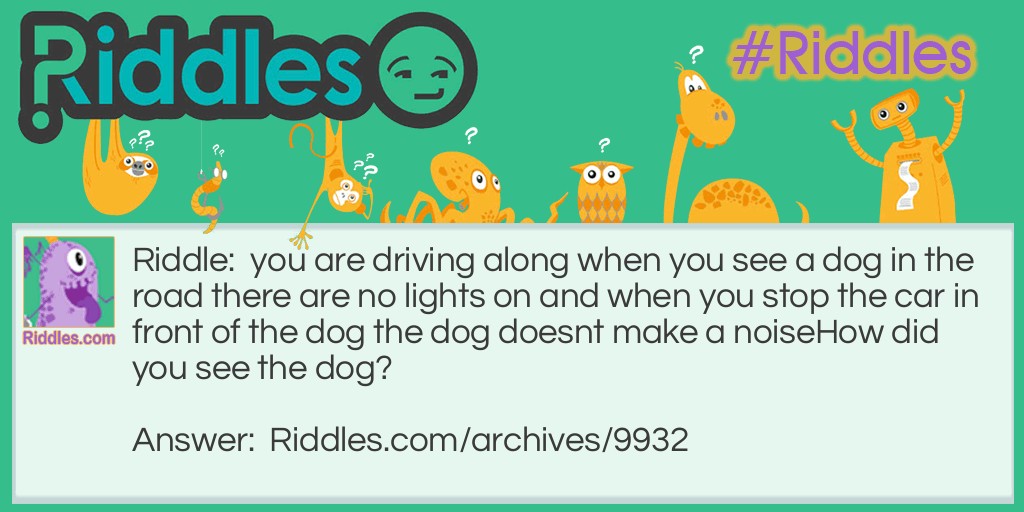 DOG? Riddle Meme.