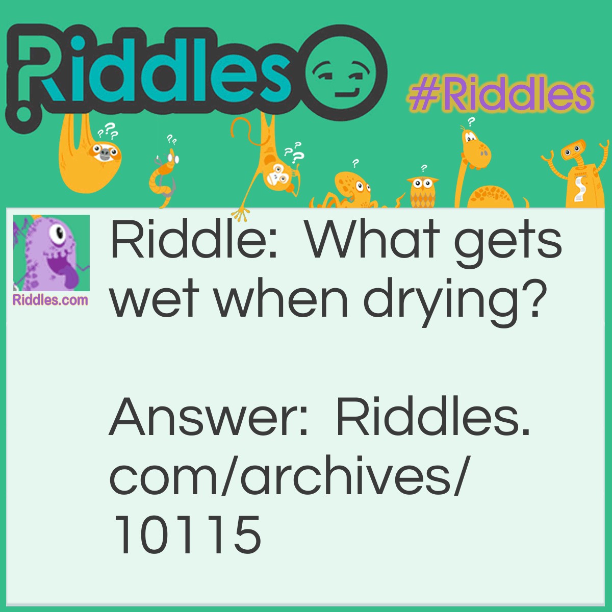 Edema Riddles Getting Wet | Riddles.com