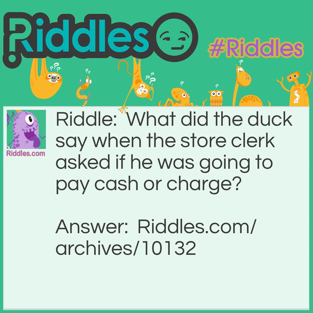 Cash Or Charge? - Riddles.com