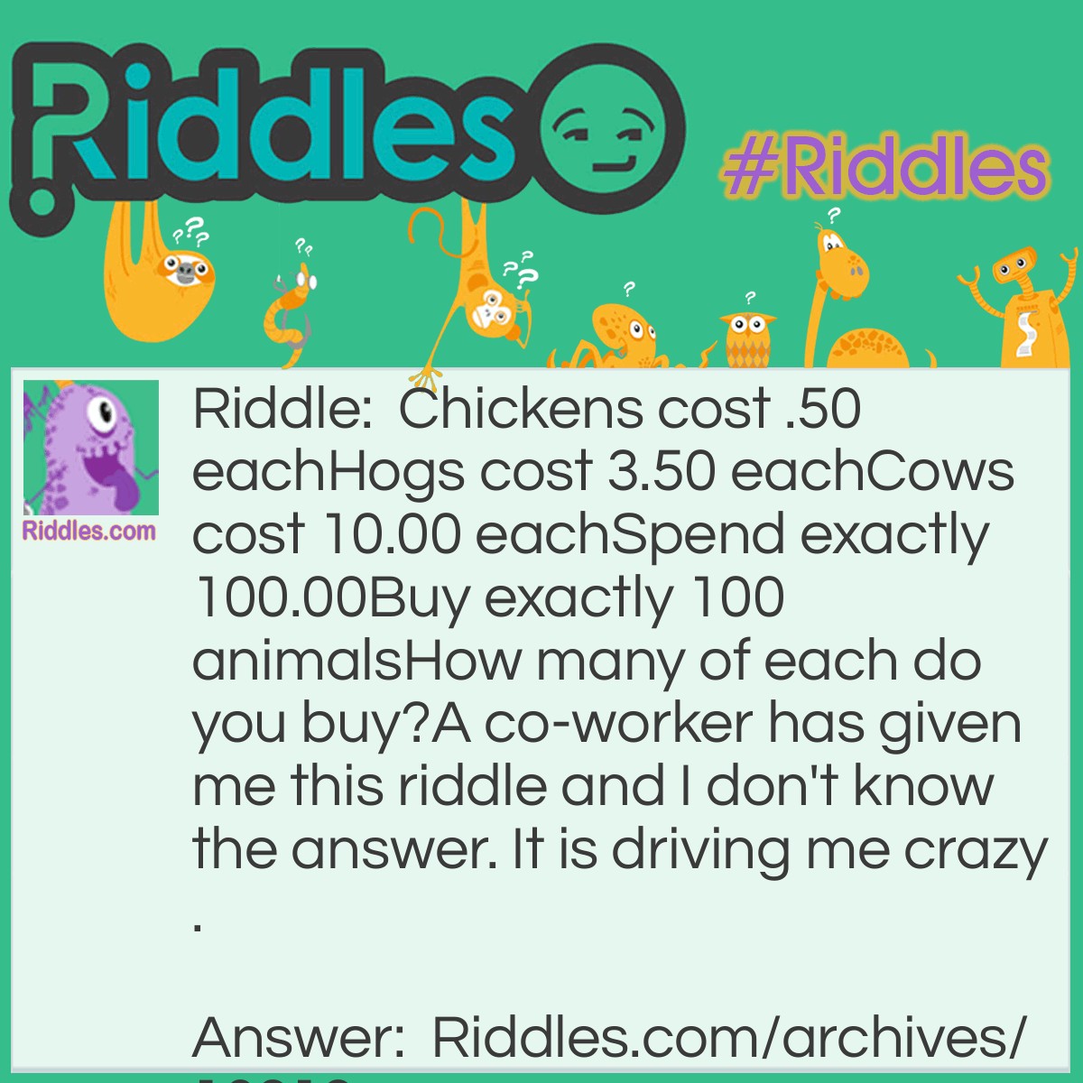 Farm Riddle - Riddles.com