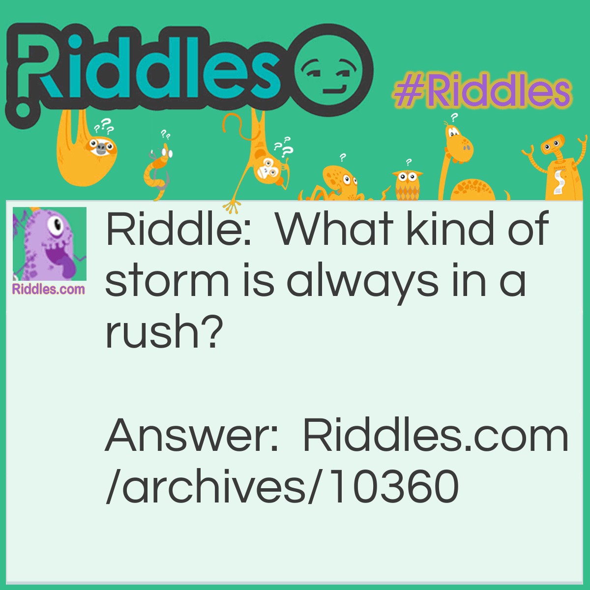 A Storm Riddle - Riddles.com